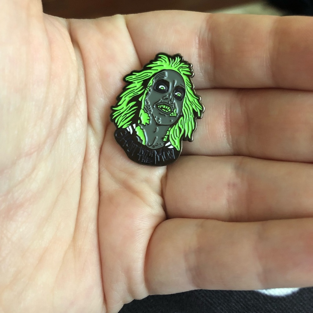 Beetlejuice Ghost With The Most Lapel Pin Brooch - Picture 3 of 4